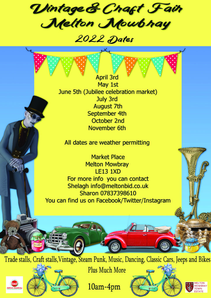 Vintage & Craft Fair Melton Mowbray - Lifestyles UK
